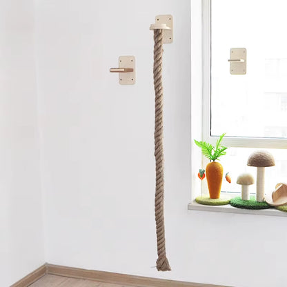 High Quality Interactive Pet Toy Silent Cat Exercise 20Kg Capacity Hanging Cat Climbing Furniture Shelf Wall Mounted Frame