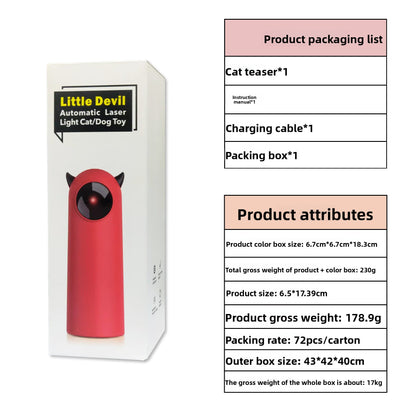 Automatic Infrared Laser Pet Teaser for Cats and Dogs