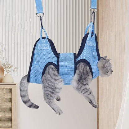 Pet Grooming Restraint Hammock for Cats and Dogs