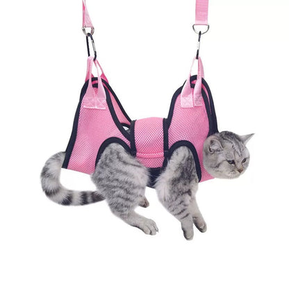 Pet Grooming Restraint Hammock for Cats and Dogs
