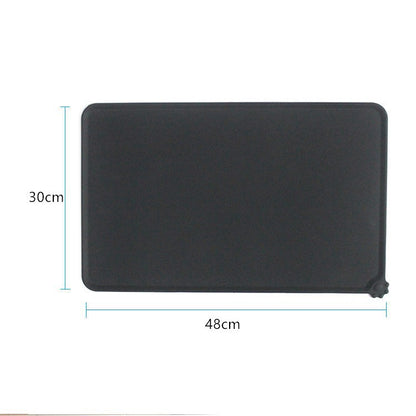 Silicone pet feeding mat